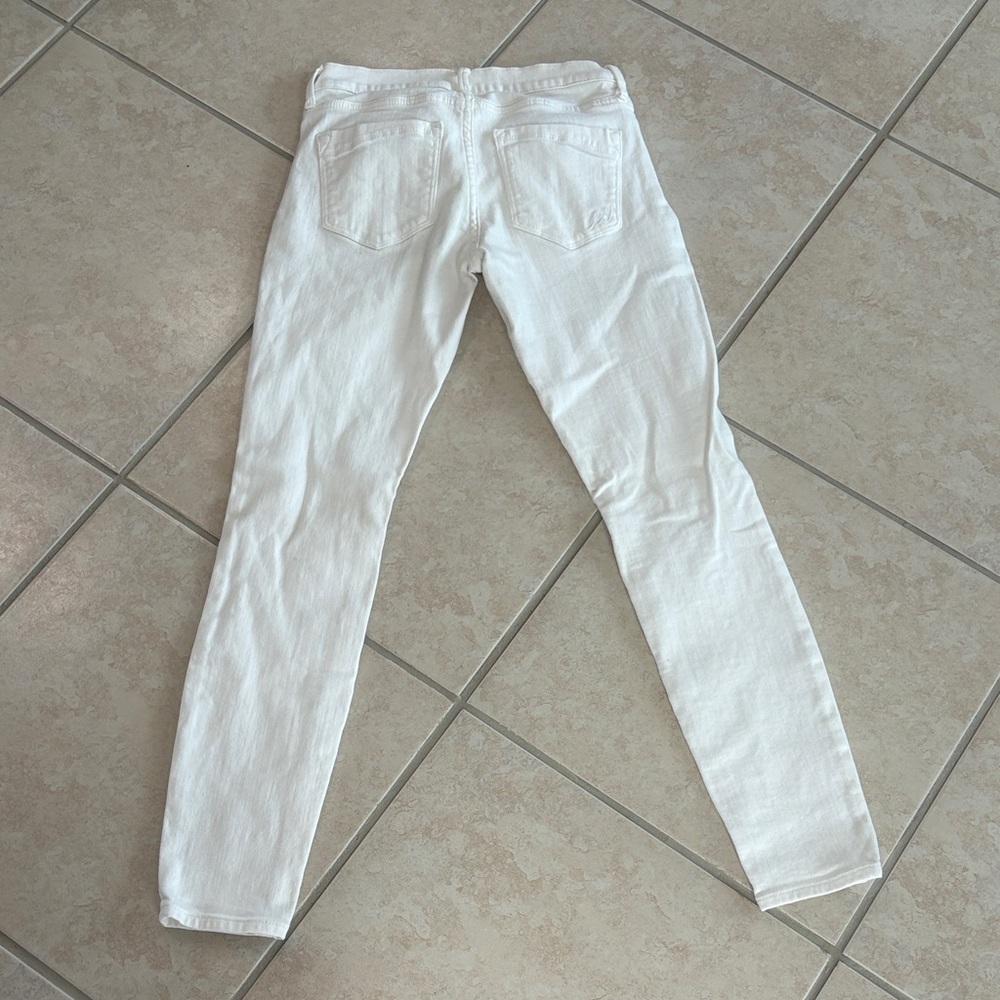 Express Women's Crisp White Skinny Jeans